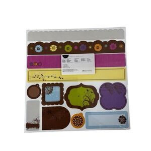 New Creative Memories Simple Blooms Border Kit 12 Die Cut Sealed